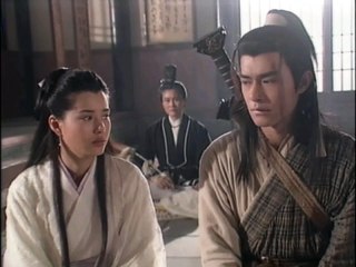 The Return of the Condor Heroes 95 in slow motion 神鵰俠侶 李若彤版 小龍女和楊過在重陽宮拜堂成親 Xiaolongnu and Yang Guo got married in Chongyang Palace