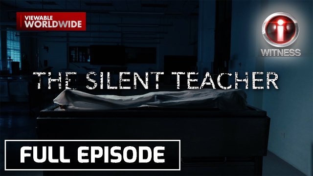 'The Silent Teacher,' dokumentaryo ni Mav Gonzales | I-Witness