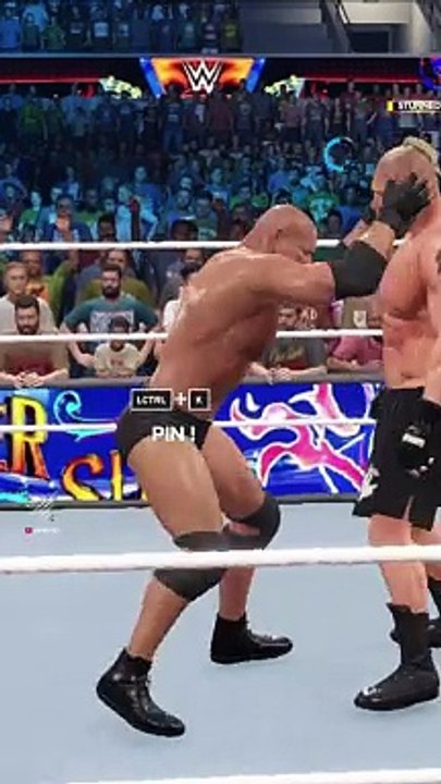 Goldberg's Power Move Lifting and Hitting Brock Lesnar - WWE 2K23