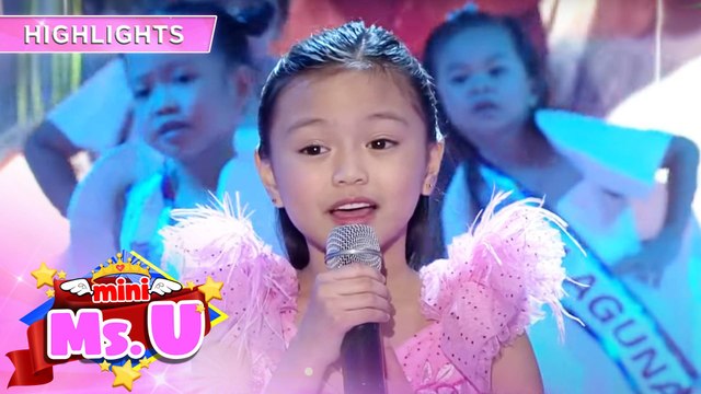 Imogen sings her heartwarming version of Sana | It's Showtime Mini Miss U
