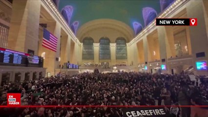 Amerikalı Yahudiler, Gazze'de ateşkes için gösteri düzenledi