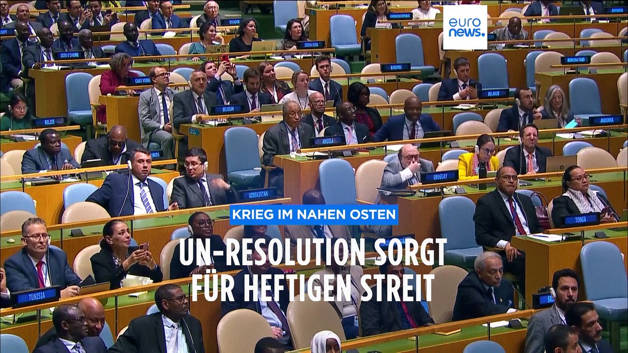 Israel nennt UN-Resolution zu Gaza 'eine Schande' - Deutschland enthält sich