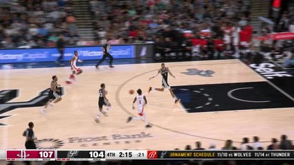 No way past! Wembanyama stuns with double block on Smith