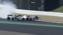 Super Formula 2023 Suzuka Race 1 Sasahara Otsu Massive Crash Rolls