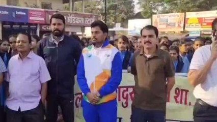 मंदसौर: मतदाताओं को जागरूक करने हेतू मिनी मैराथन दौड़ का हुआ आयोजन