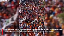 Semangat Sumpah Pemuda, Ribuan Pendukung Anies-Muhaimin Jalan Sehat di Depok