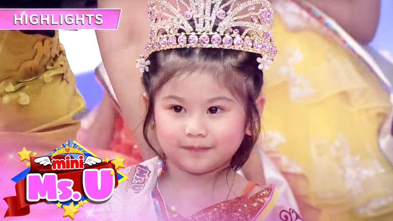 Arianah Kelsey was crowned as the Mini Ms. U Grand Winner | Its Showtime Mini Miss U