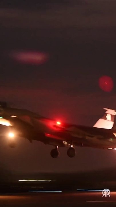 İsrail ordusundan Gazze'ye hava saldırısı görüntüleri