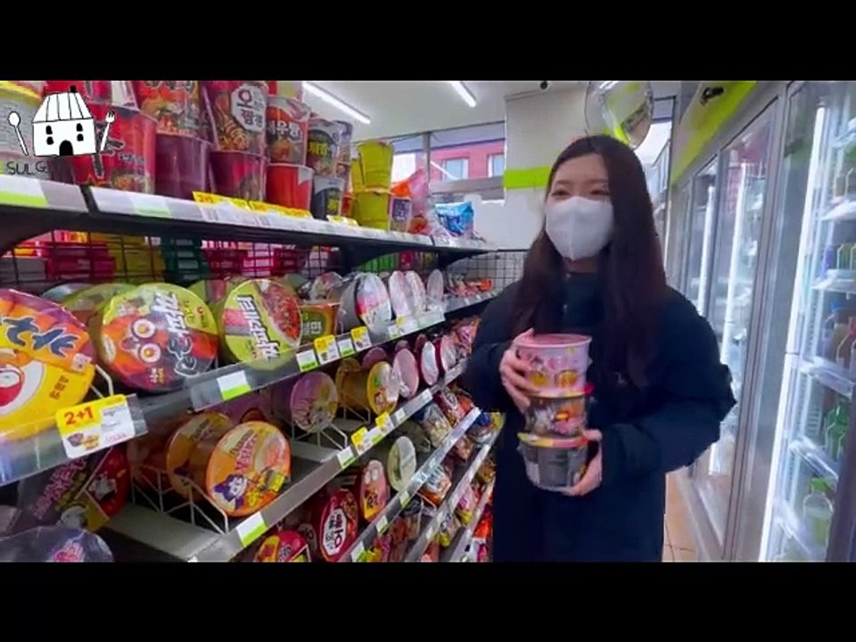 ASMR MUKBANG| Fire noodles&Carbonara Fire noodles, Cheese ball, Cola Popcorn Chicken.