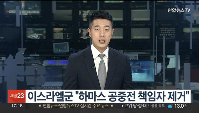 이스라엘군 하마스 공중전 책임자 제거