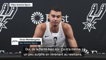 Spurs - Wembanyama : “Un jour dont je me souviendrais”