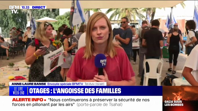 À Tel-Aviv, les familles des otages sont inquiètes après les bombardements sur Gaza