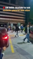 Diyarbakır'da Starbucks şubelerine saldırı