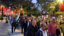 Eğitim-Sen Trabzon Şubesi İsrail'in Filistin'e yönelik saldırılarını protesto etti