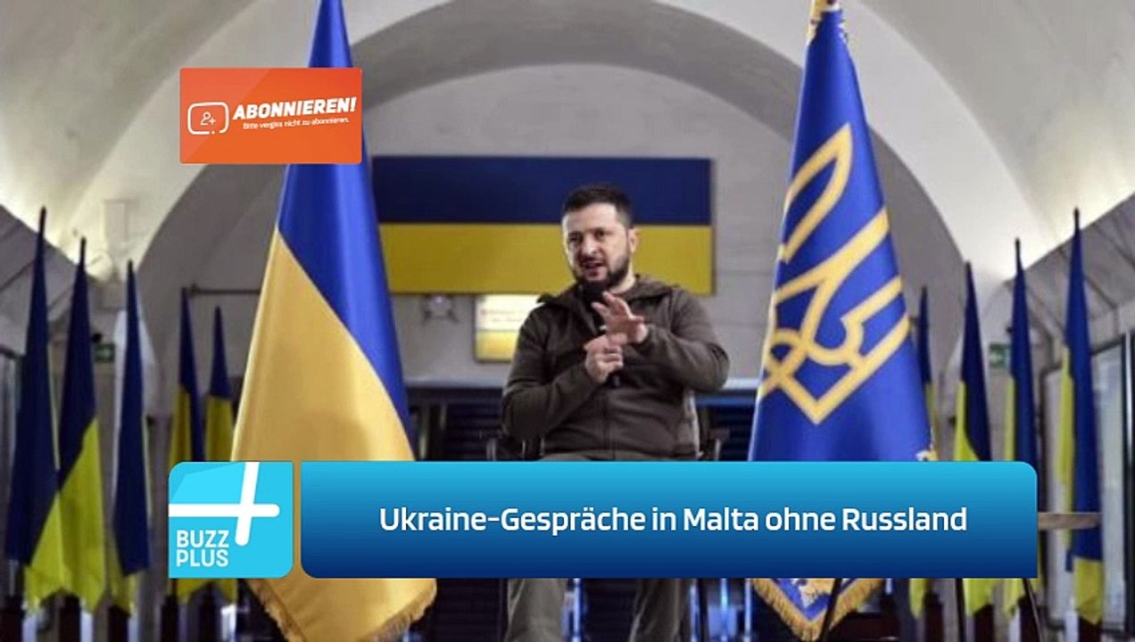 Ukraine-Gespräche in Malta ohne Russland