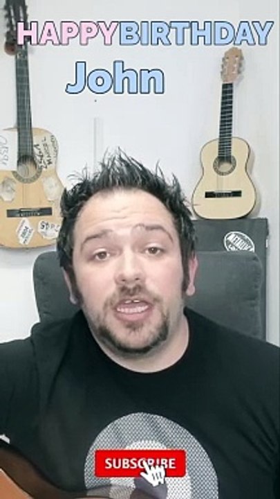 Happy Birthday, John! Geburtstagsgrüße an John