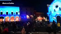 Videomapping in piazza Santo Stefano a Bologna