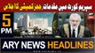 ARY News 5 PM Headlines 28th October 2023 | Supreme Court - Big News