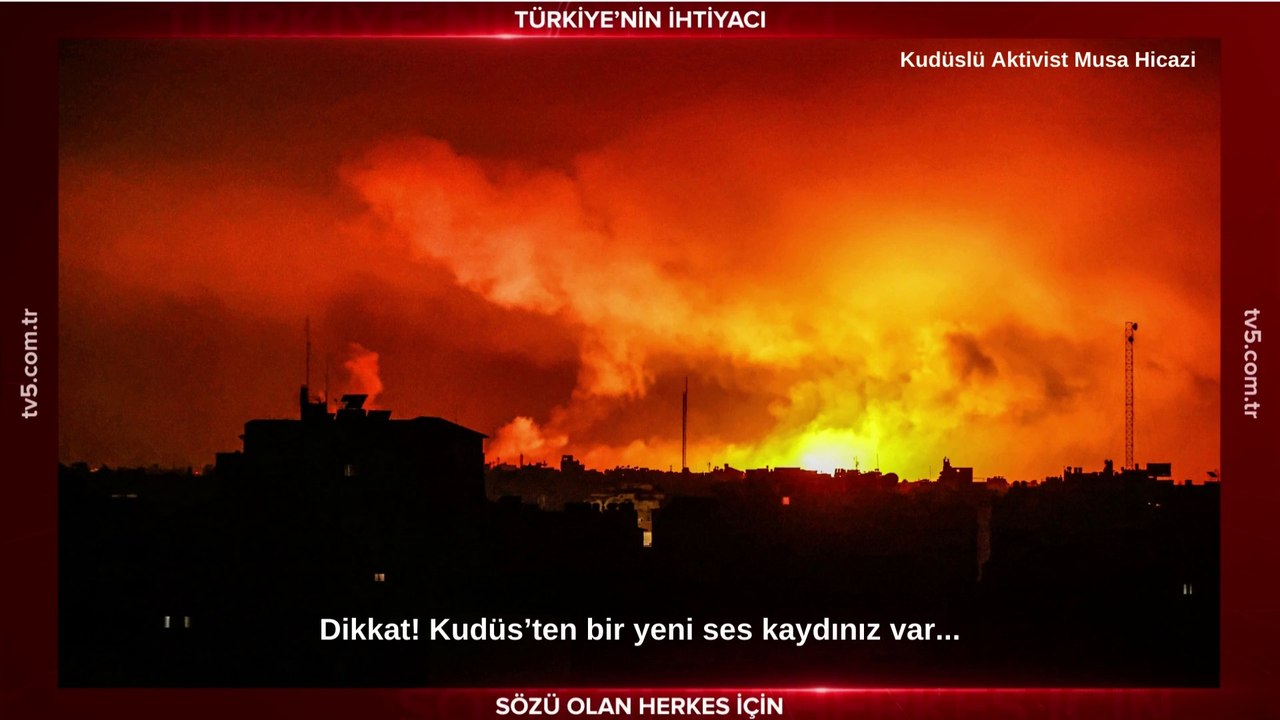 Kudüs'ten çağrı var! Kudüslü Aktivist Hicazi: Erbakan'ın torunları Filistin'e yardım edin