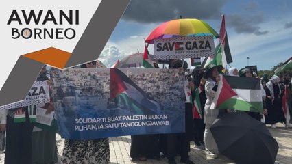 Dataran perayaan bergema laungan bebaskan Palestin