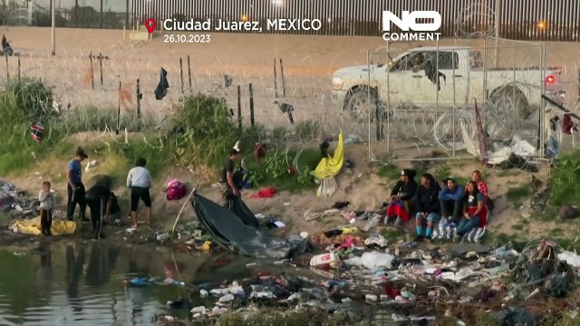 Watch: a giant puppet called Little Amal visits the US-Mexico border