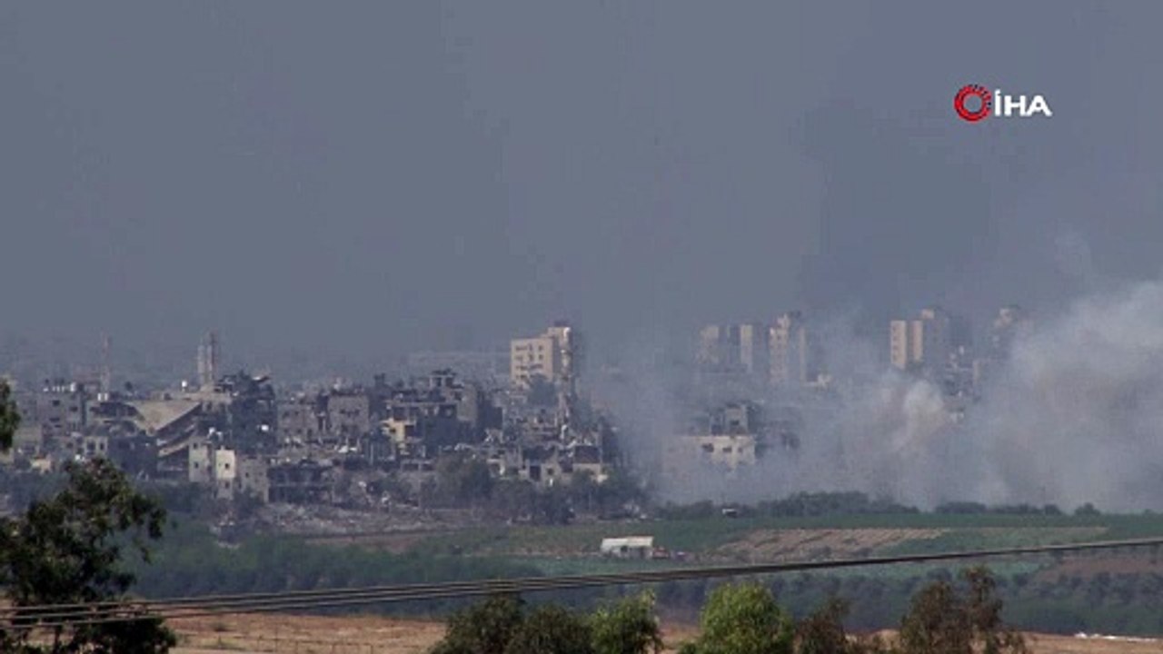 Felaket yaşanıyor! Gazze sınırından dumanlar yükselmeye devam ediyor!