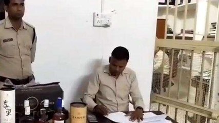 सागर: पुलिस ने पकड़ी अंग्रेजी शराब,कार्रवाई से हड़कंप