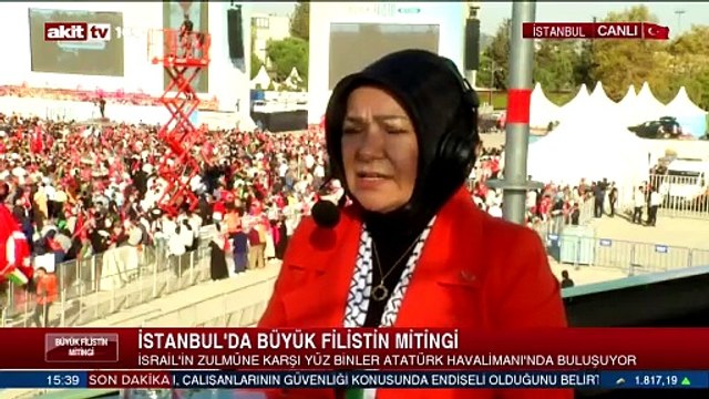 Sancaktepe Belediye Başkanı Şeyma Döğücü Filistin'deki insanlık dramını anlattı
