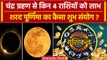 Chandra Grahan 2023: चंद्र ग्रहण से किन 4 राशियों को लाभ होगा ? | Sharad Purnima | वनइंडिया हिंदी