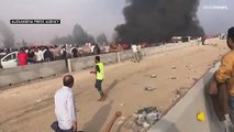 مصرع 35 شخصا في تصادم بين حافلة ركاب وعدد من السيارات في مصر