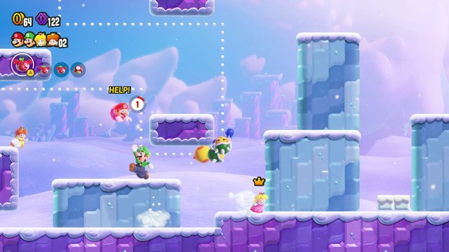 Cours, Cours, Courseratops Mario Wonder : Pièces violettes, graine prodige... Comment finir ce niveau à 100%