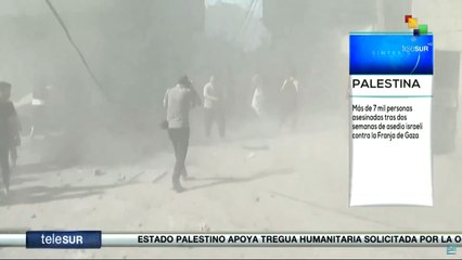 Síntesis 28-10: Genocidio israelí contra Franja de Gaza deja más de 7 mil muertos