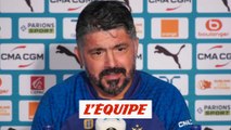 Gattuso : « Lyon a beaucoup à jouer, mais nous aussi » - Foot - L1 - OM