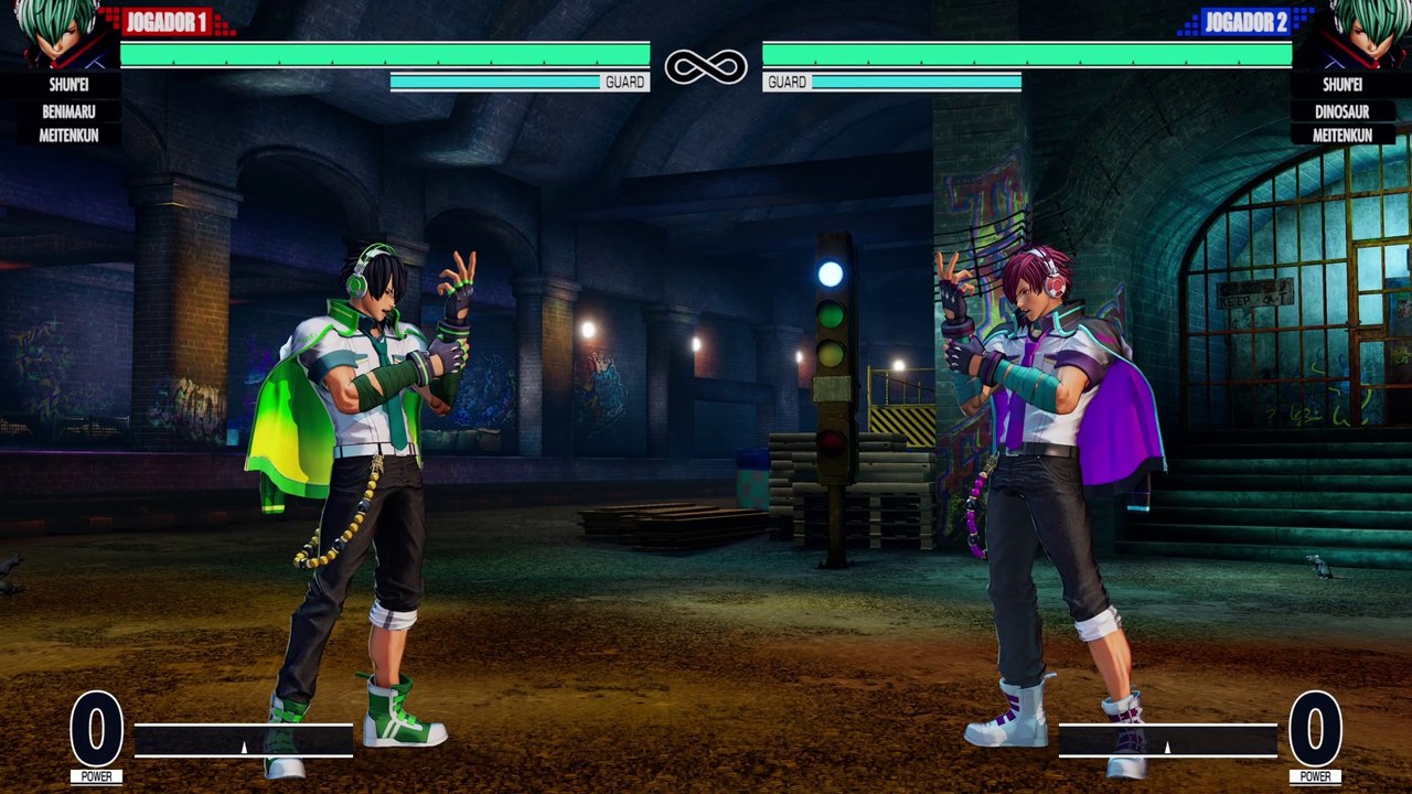 THE KING OF FIGHTERS XV SHUN'EI/BENIMARU/MEITENKUN VS SHUN'EI/DINOSAUR/MEITENKUN