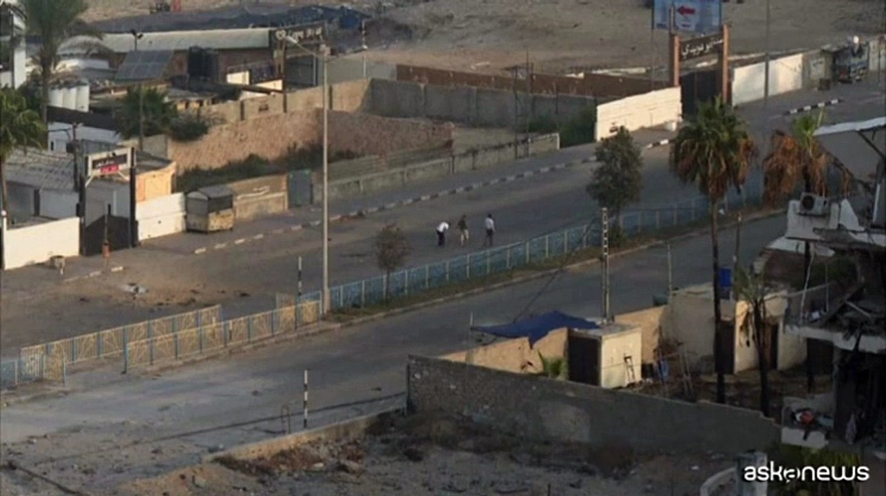Gaza City oggi, dopo la notte di intensi bombardamenti