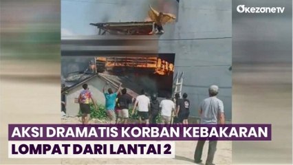 Скачать видео: Kebakaran Rumah di Kendari, Korban Lompat dari Lantai 2 untuk Selamatkan Diri