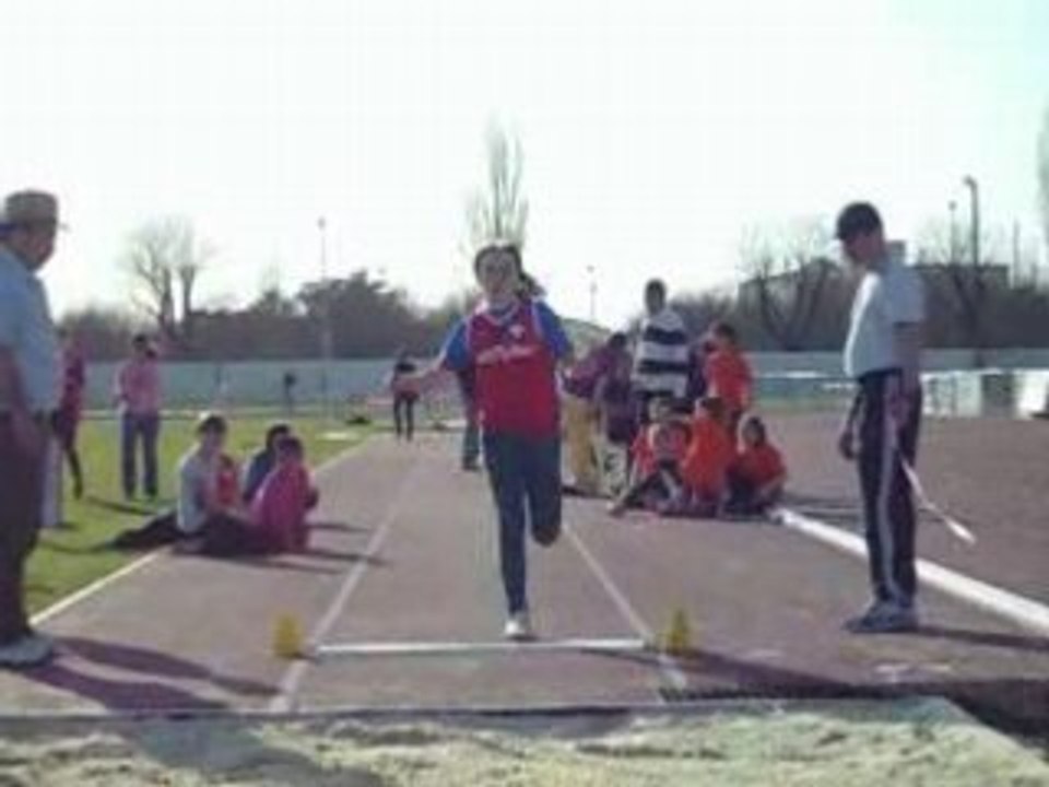 Montélimar Athlétisme  longueur (Romansle29.03.2008)emelie