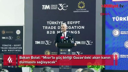 Bakan Bolat Kahire'de! Mısır’la güç birliği Gazze’de akan kanın durmasını sağlayacak