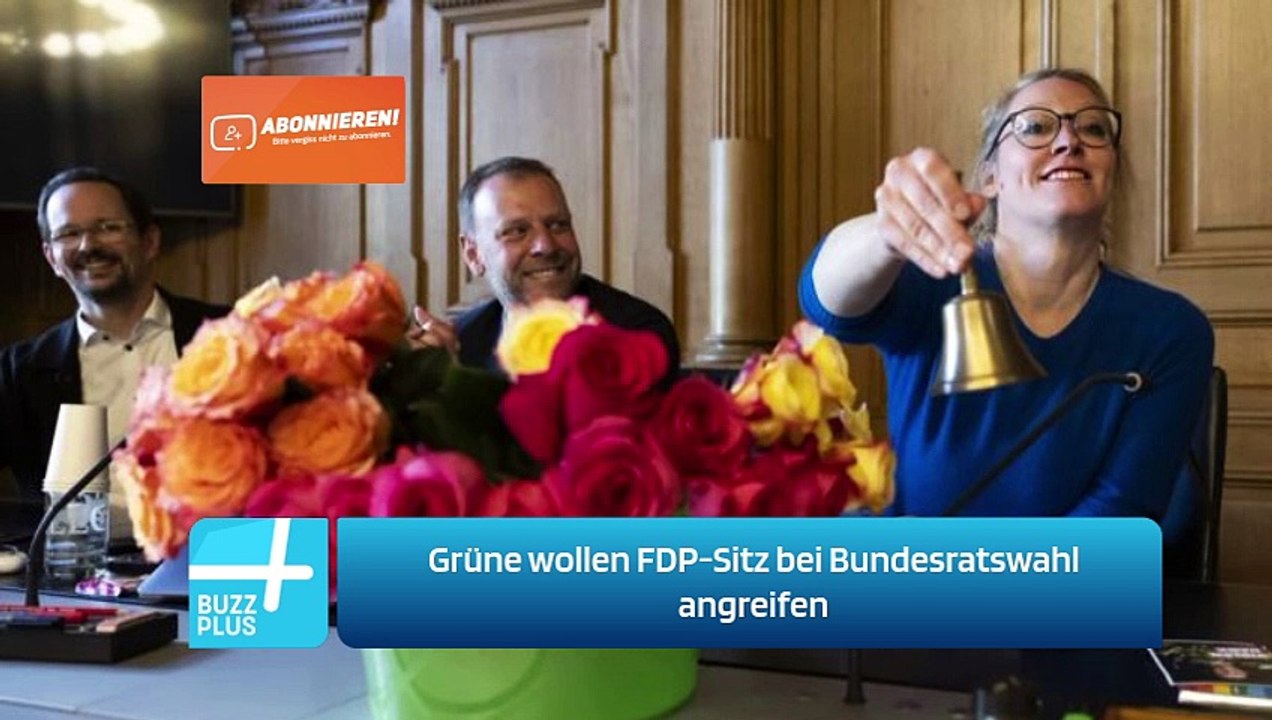 Grüne wollen FDP-Sitz bei Bundesratswahl angreifen