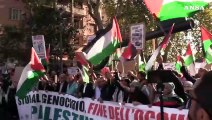 MO, Cori contro Israele al corteo pro Palestina, 'e' criminale'