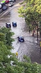 Chaos causé par des tempêtes constantes