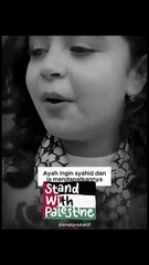 Curahan Hati seorang Anak Palestine yang kehilangan untuk selamanya Kedua orang tuanya