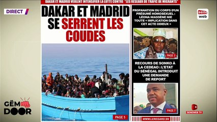 Emigration irréguliere _ L'Etat du sénégal et l'Espagne signent un accord