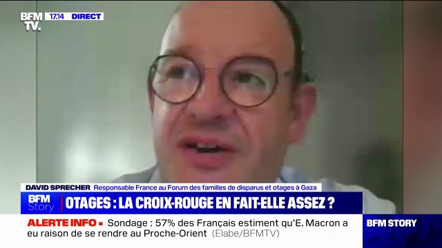 David Sprecher (responsable France et Union Européenne au Forum des familles de disparus et otages à Gaza): Un des problèmes majeurs auxquels nous sommes confrontés est celui de l'approvisionnement de médicaments