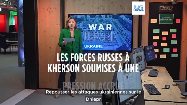 L'Ukraine cherche à gagner du terrain sur la rive orientale du Dniepr