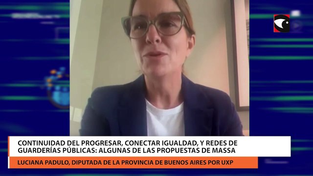 Continuidad del progresar, conectar igualdad, y redes de guarderías públicas algunas de las propuestas de Massa