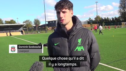 Szoboszlai : ''J'ai un tatouage de Steven Gerrard''