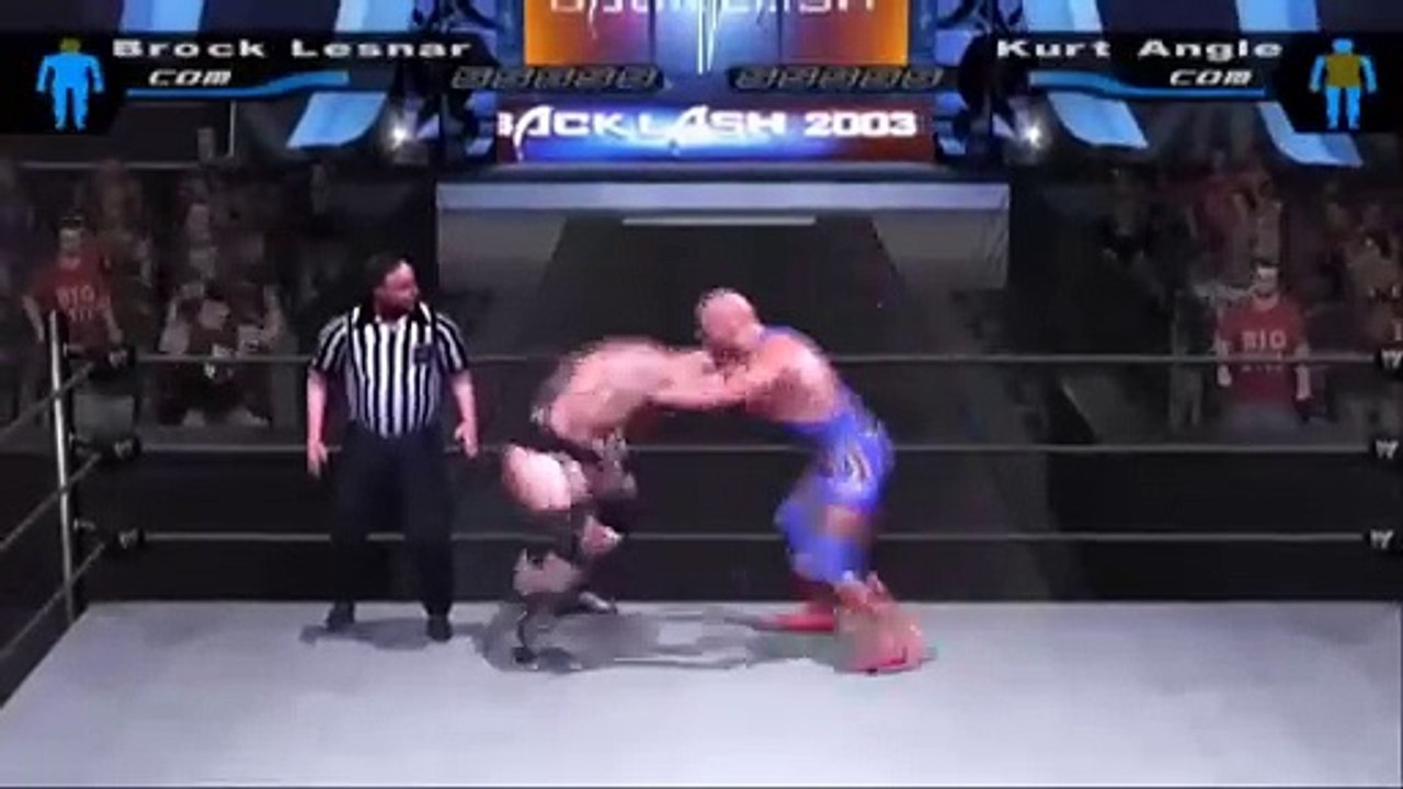 Brock Lesnar vs Kurt Angle