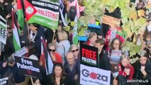 A Londra manifestazione a sostegno dei palestinesi