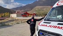 Helikopter ambulans tip 1 aort diseksiyon hastası için havalandı